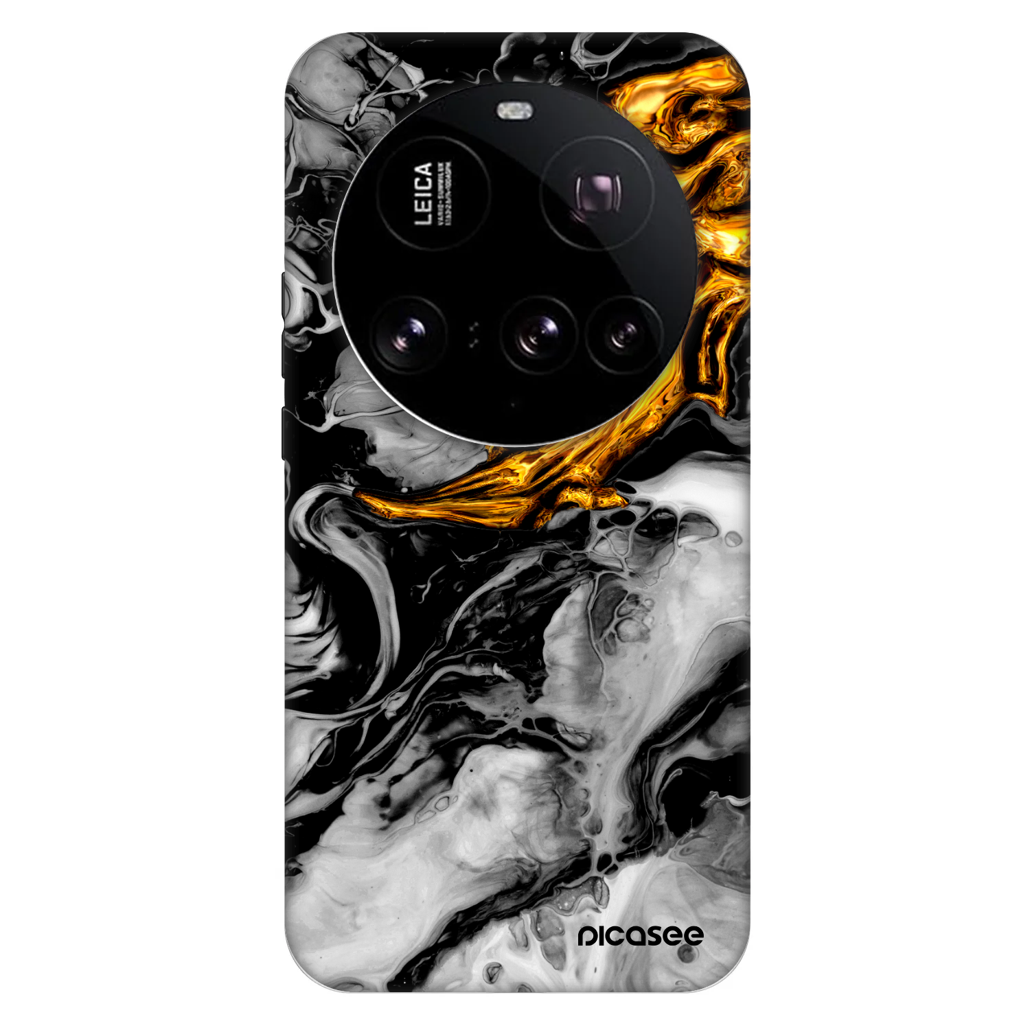 Picasee Fashion Case pentru Xiaomi 15 Ultra - Black Gold 2