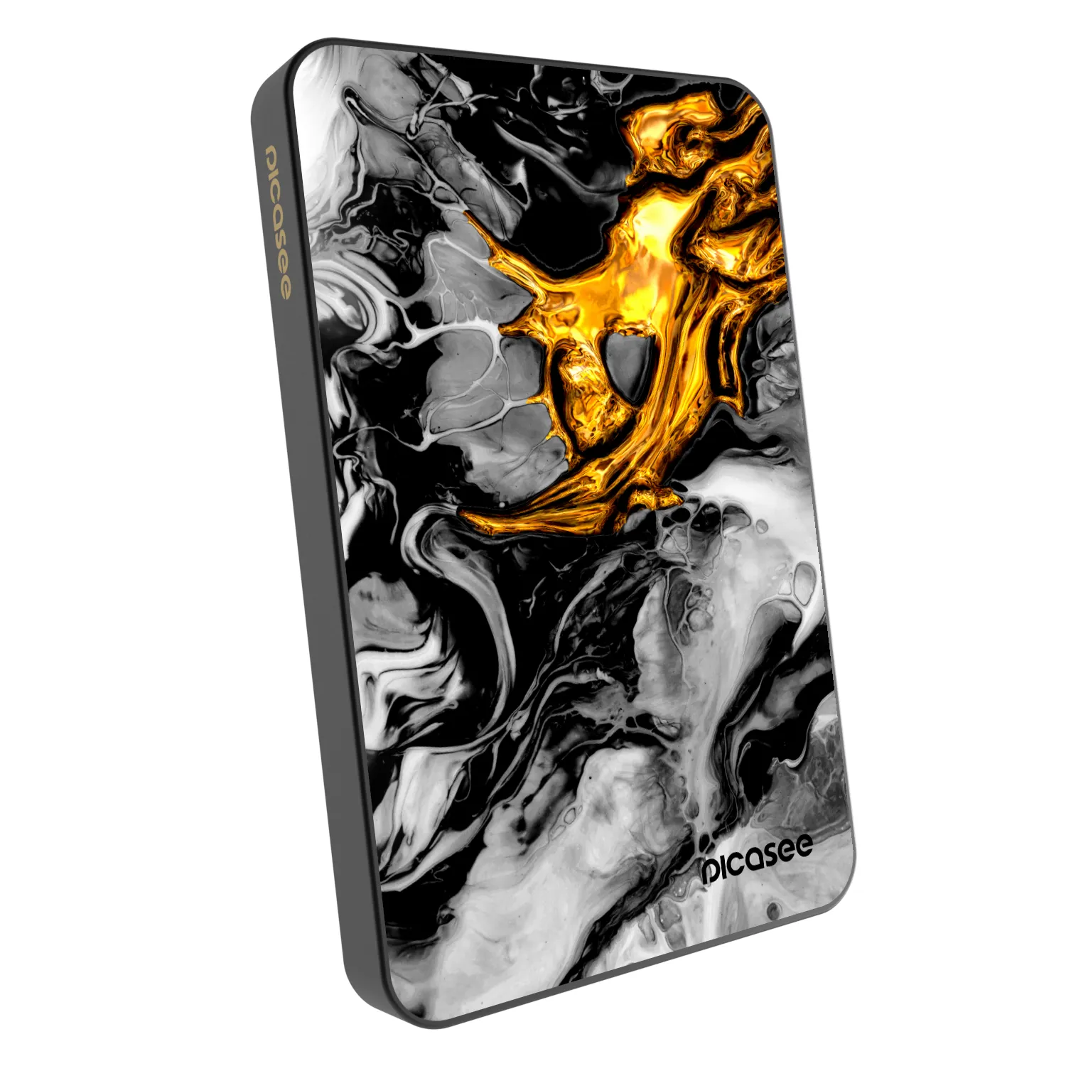 Picasee Powerbank cu MagSafe 5 000 mAh Gri - Black Gold 2