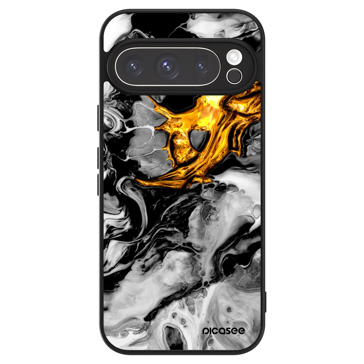 Picasee ULTIMATE CASE pentru Google Pixel 9 Pro XL - Black Gold 2