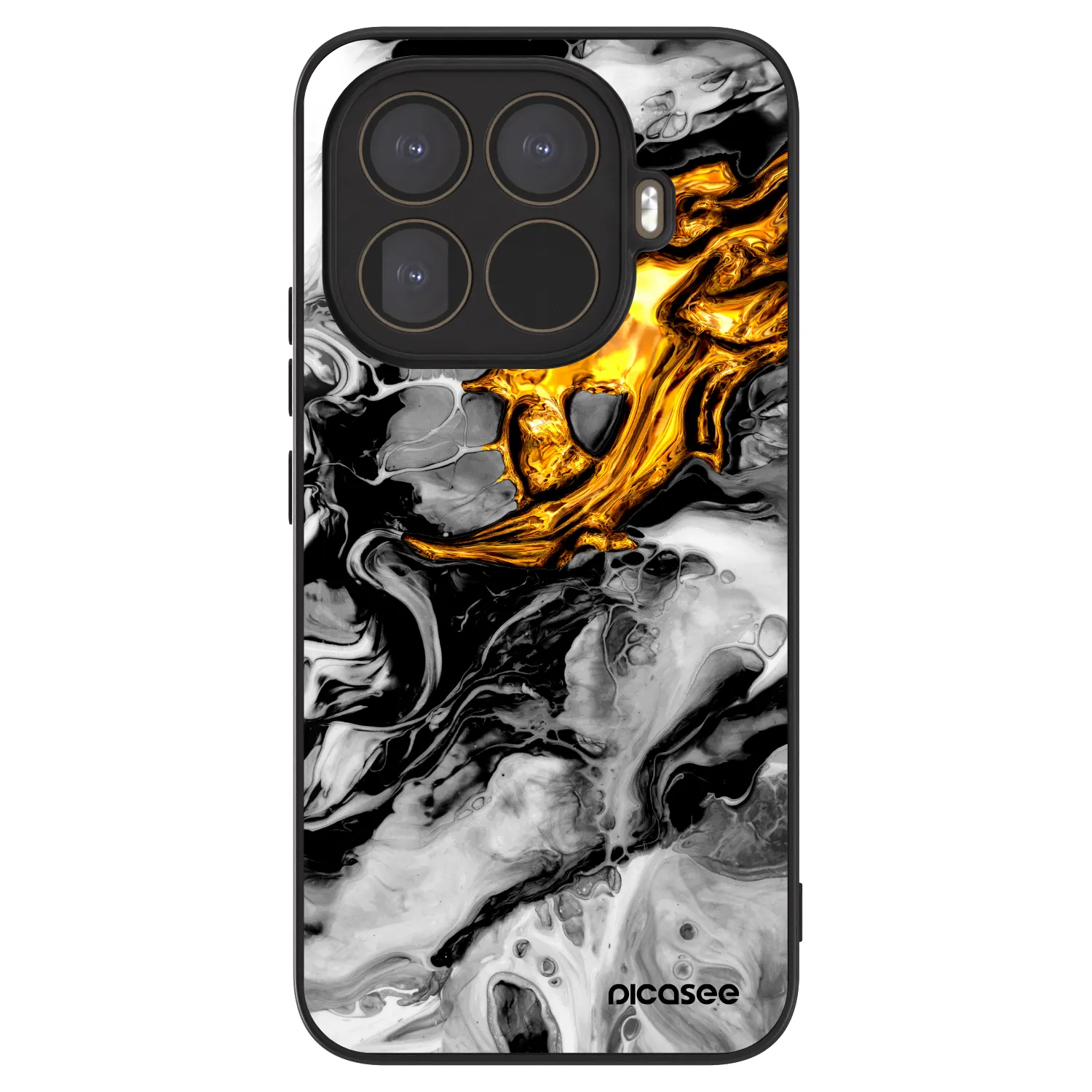 Picasee ULTIMATE CASE pentru Xiaomi 15T Pro - Black Gold 2
