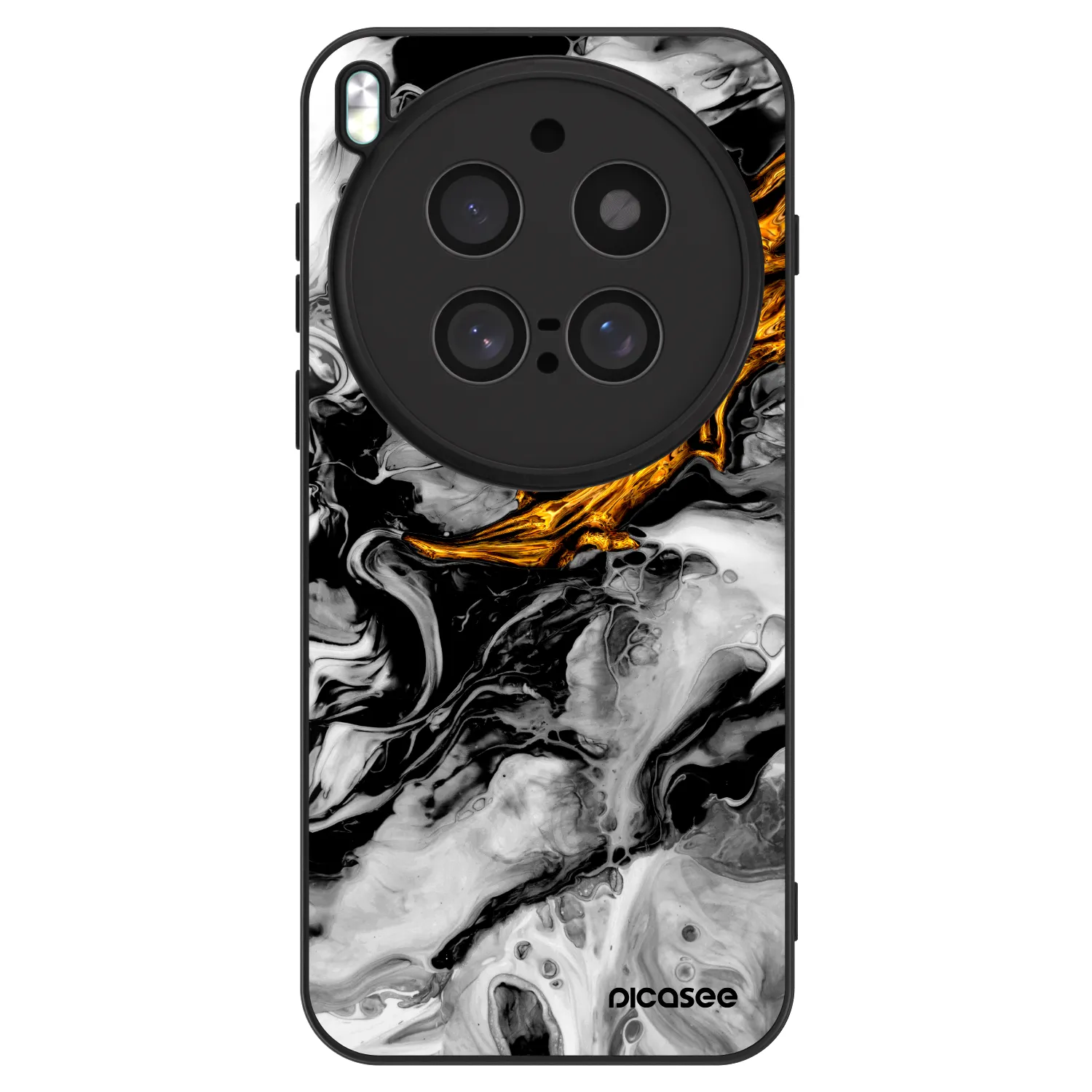 Picasee ULTIMATE CASE pentru Vivo X300 Pro - Black Gold 2