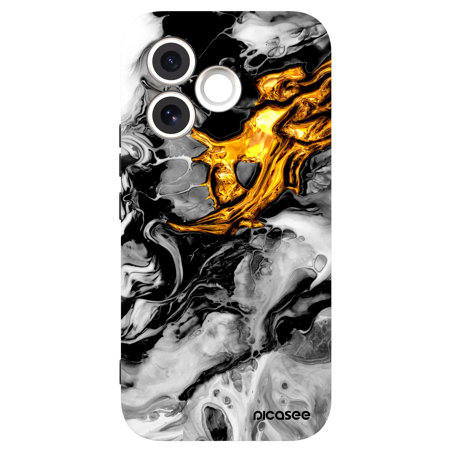 Picasee husă neagră din silicon pentru Honor 600 Lite - Black Gold 2