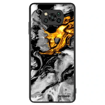 Husă pentru Xiaomi Poco X3 - Black Gold 2