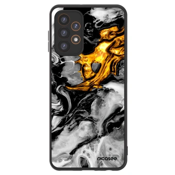 Picasee ULTIMATE CASE pentru Samsung Galaxy A23 A235F 4G - Black Gold 2
