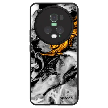 Husă pentru Honor Magic5 Pro - Black Gold 2