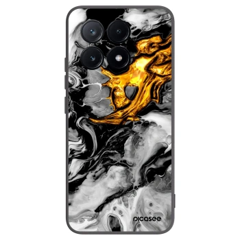 Picasee husă neagră din silicon pentru Xiaomi Poco X6 Pro - Black Gold 2