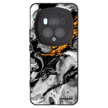 Picasee husă neagră din silicon pentru Honor Magic6 Pro - Black Gold 2