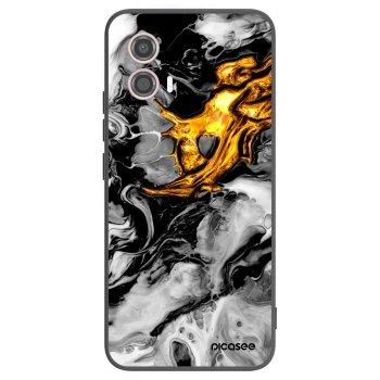 Husă pentru Motorola Moto G53 5G - Black Gold 2