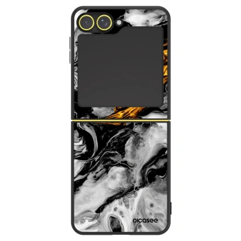 Husă pentru Samsung Galaxy Z Flip5 5G - Black Gold 2
