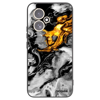 Picasee husă neagră din silicon pentru Honor 400 5G - Black Gold 2