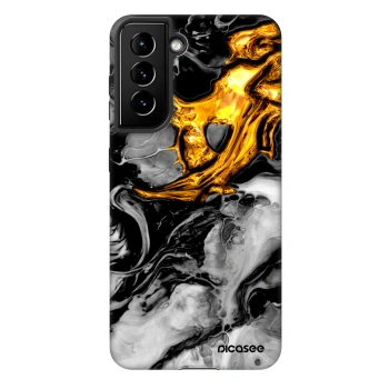 Husă pentru Samsung Galaxy S21 FE 5G - Black Gold 2