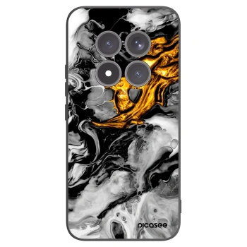 Picasee husă neagră din silicon pentru Xiaomi Redmi Note 15 Pro+ - Black Gold 2