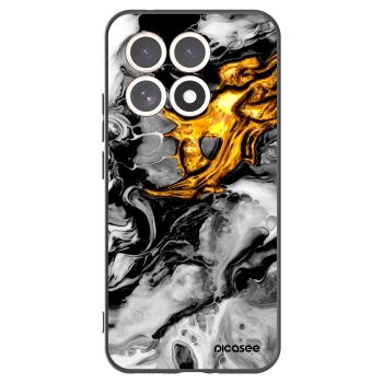 Picasee husă neagră din silicon pentru Xiaomi 15T - Black Gold 2