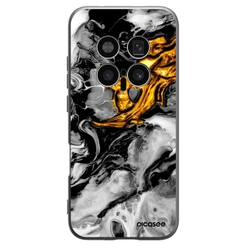 Picasee husă neagră din silicon pentru Honor Magic8 Pro 5G - Black Gold 2