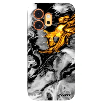 Picasee husă neagră din silicon pentru Honor 600 - Black Gold 2