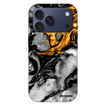 Husă pentru Apple iPhone 18 Pro - Black Gold 2
