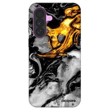Picasee Fashion Case pentru Samsung Galaxy A37 - Black Gold 2