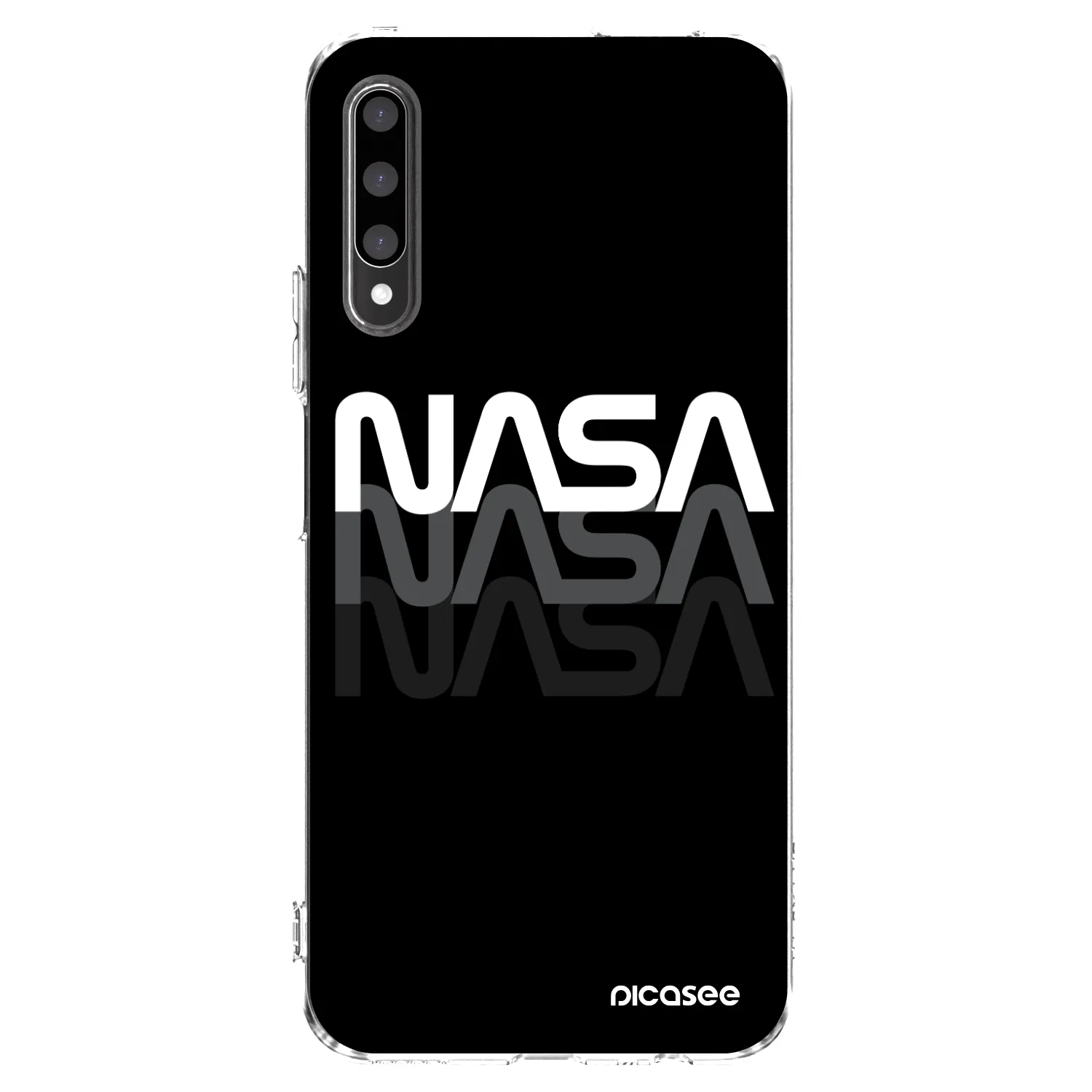 Picasee husă transparentă din silicon pentru Honor 9X Pro - NASA Triple