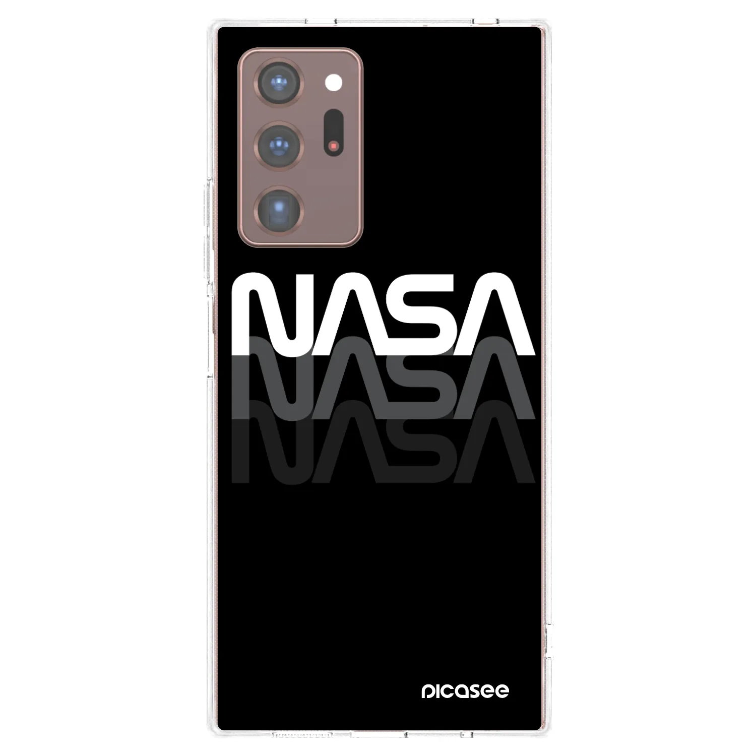 Picasee husă transparentă din silicon pentru Samsung Galaxy Note 20 Ultra - NASA Triple