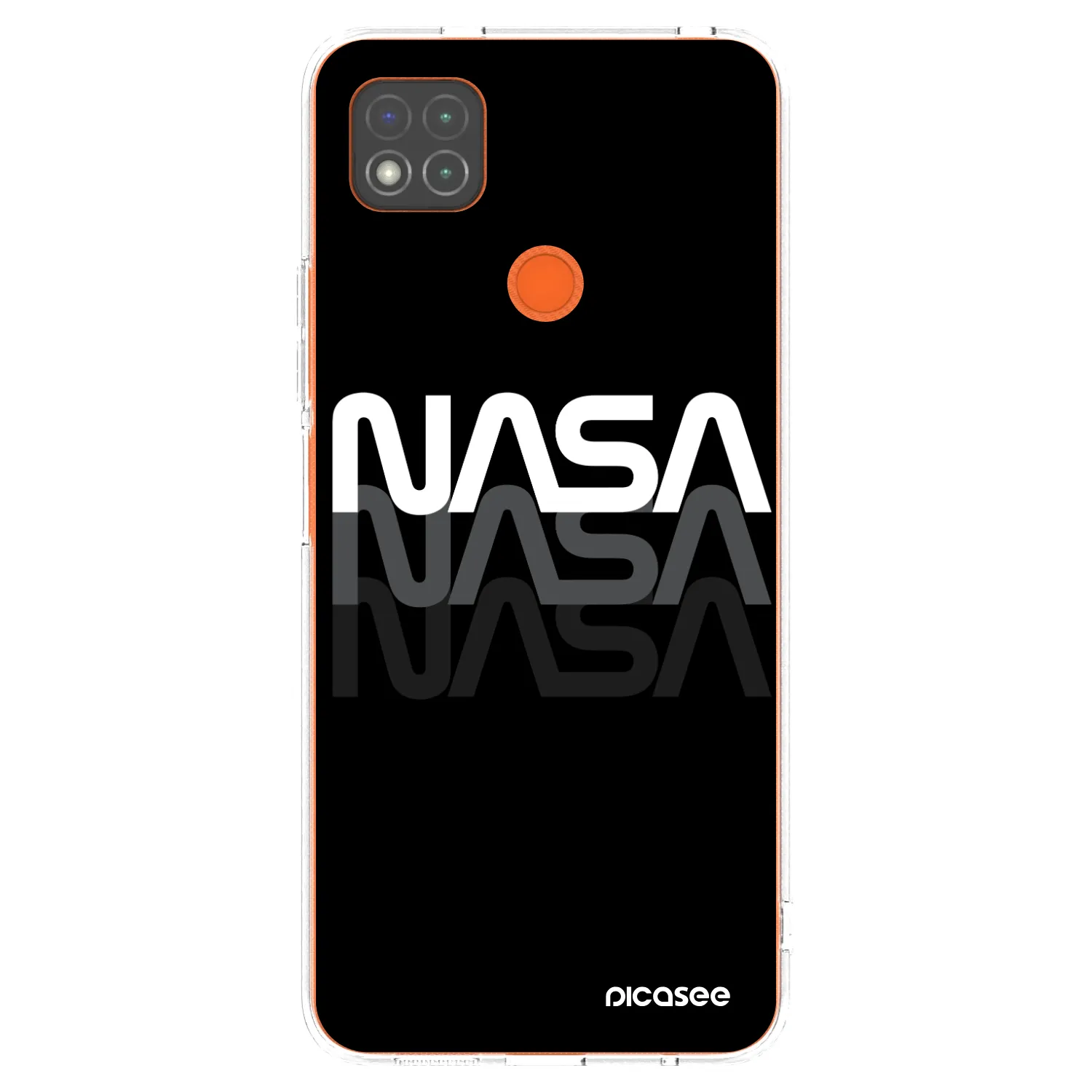 Picasee husă transparentă din silicon pentru Xiaomi Redmi 9C - NASA Triple