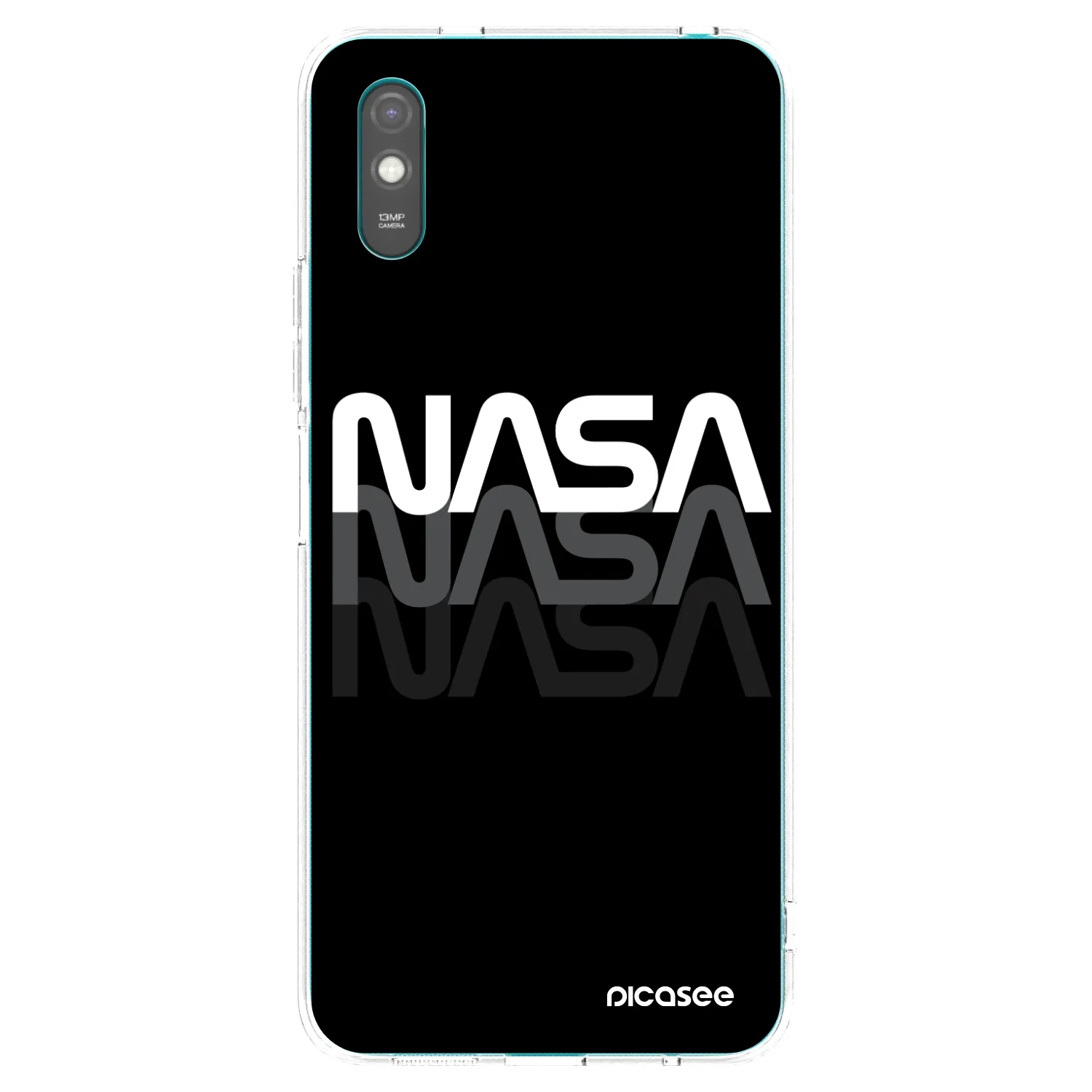 Picasee husă transparentă din silicon pentru Xiaomi Redmi 9A - NASA Triple