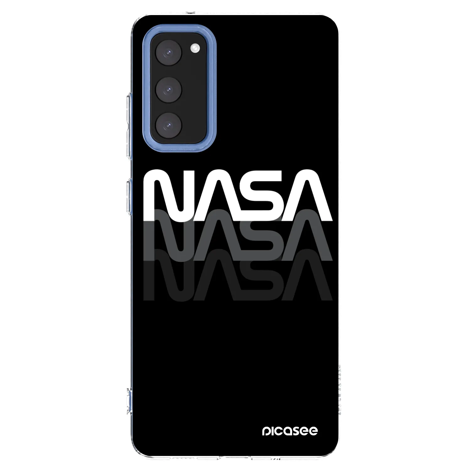 Picasee husă transparentă din silicon pentru Samsung Galaxy S20 FE - NASA Triple