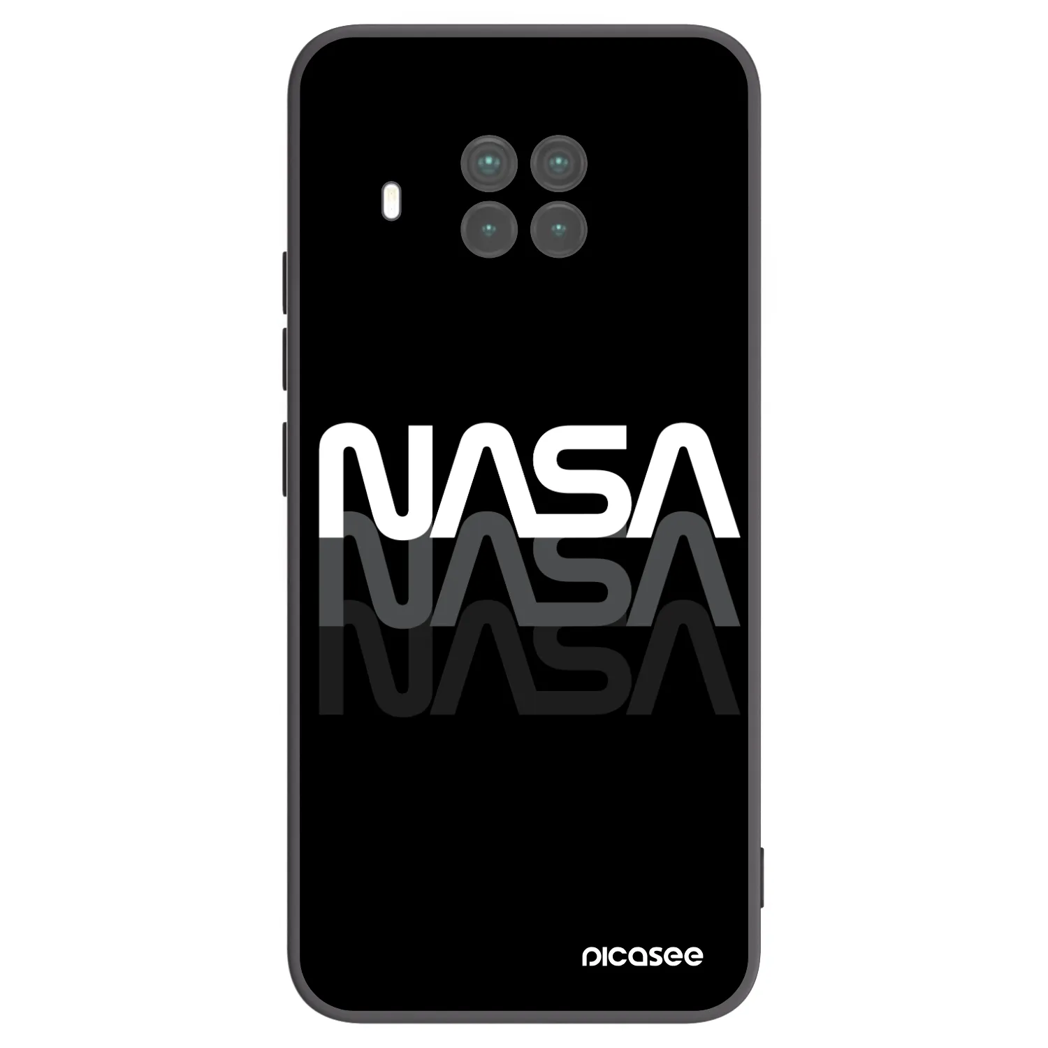Picasee husă neagră din silicon pentru Xiaomi Mi 10T Lite - NASA Triple