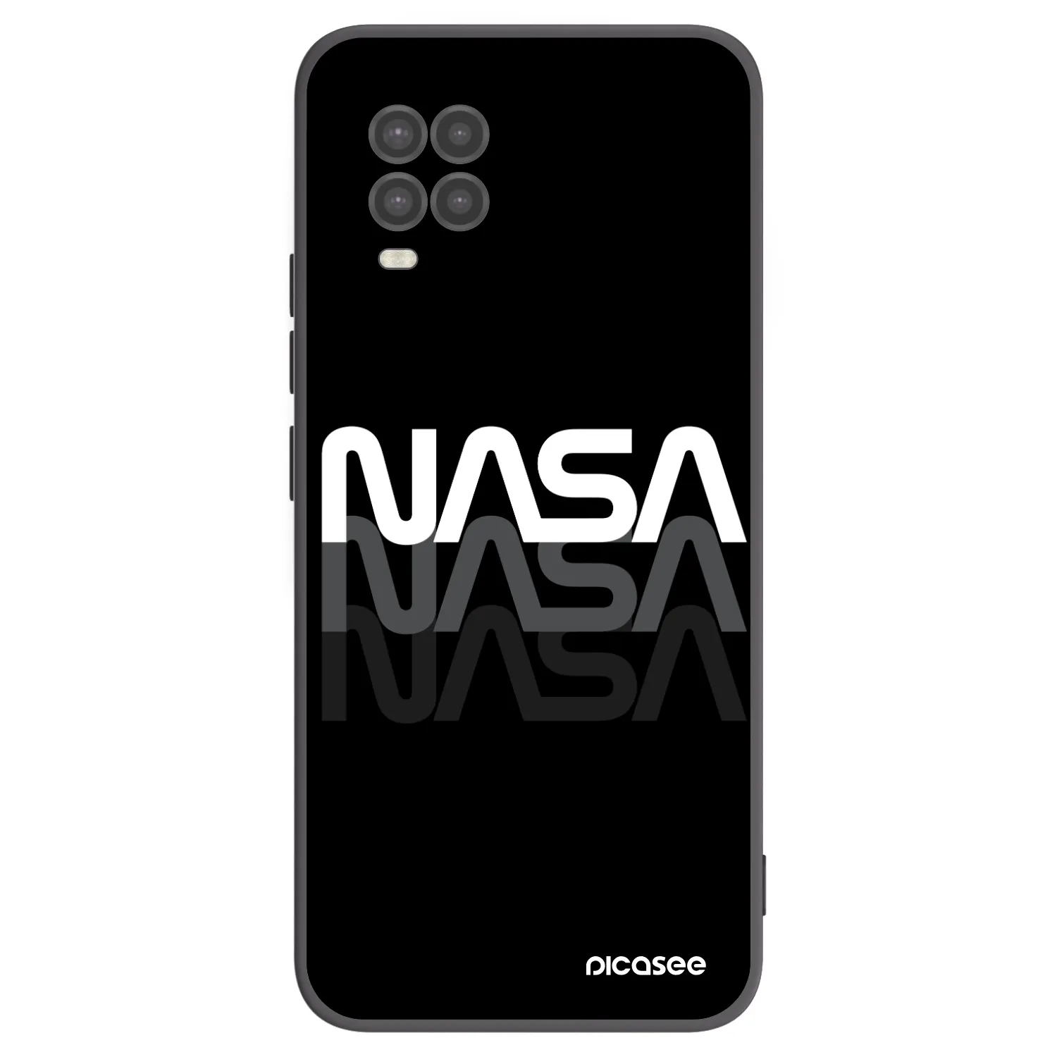 Picasee husă neagră din silicon pentru Xiaomi Mi 10 Lite - NASA Triple