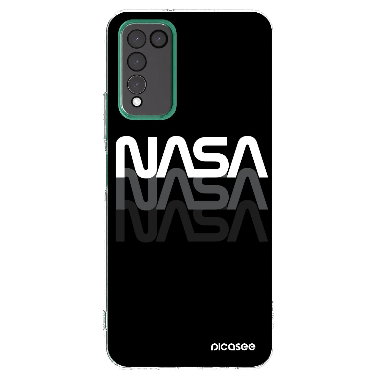 Picasee husă transparentă din silicon pentru Honor 10X Lite - NASA Triple