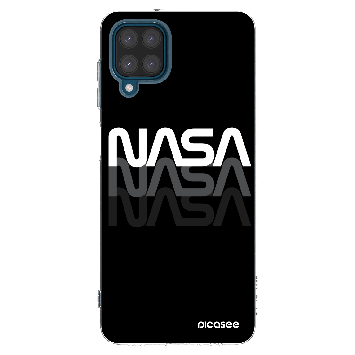 Picasee husă transparentă din silicon pentru Samsung Galaxy A12 A125F - NASA Triple