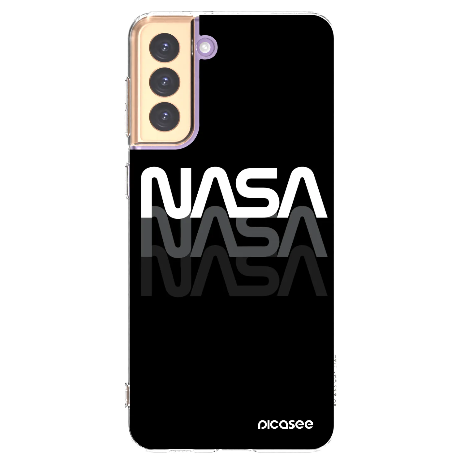 Picasee husă transparentă din silicon pentru Samsung Galaxy S21+ 5G G996F - NASA Triple
