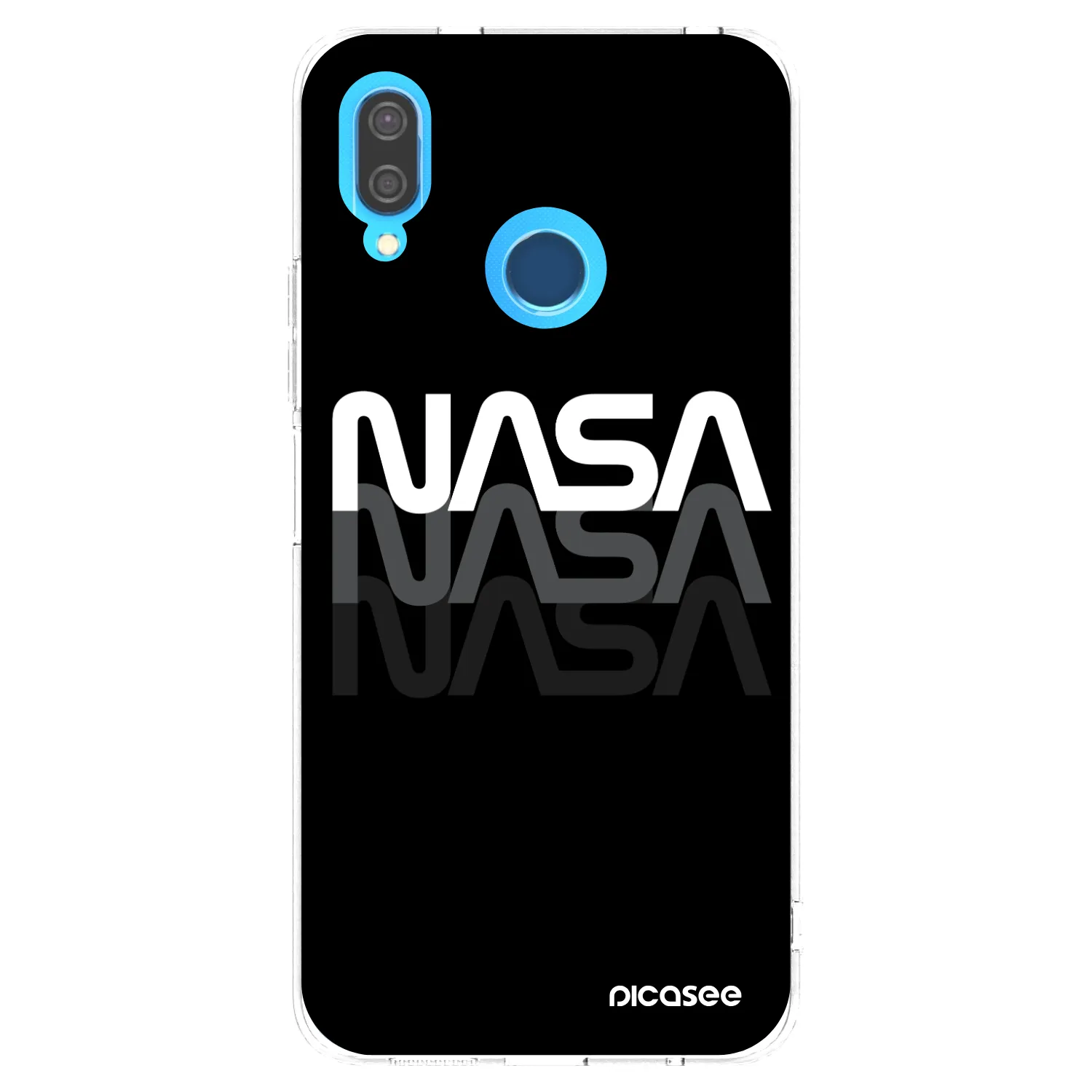 Picasee husă transparentă din silicon pentru Huawei P20 Lite - NASA Triple