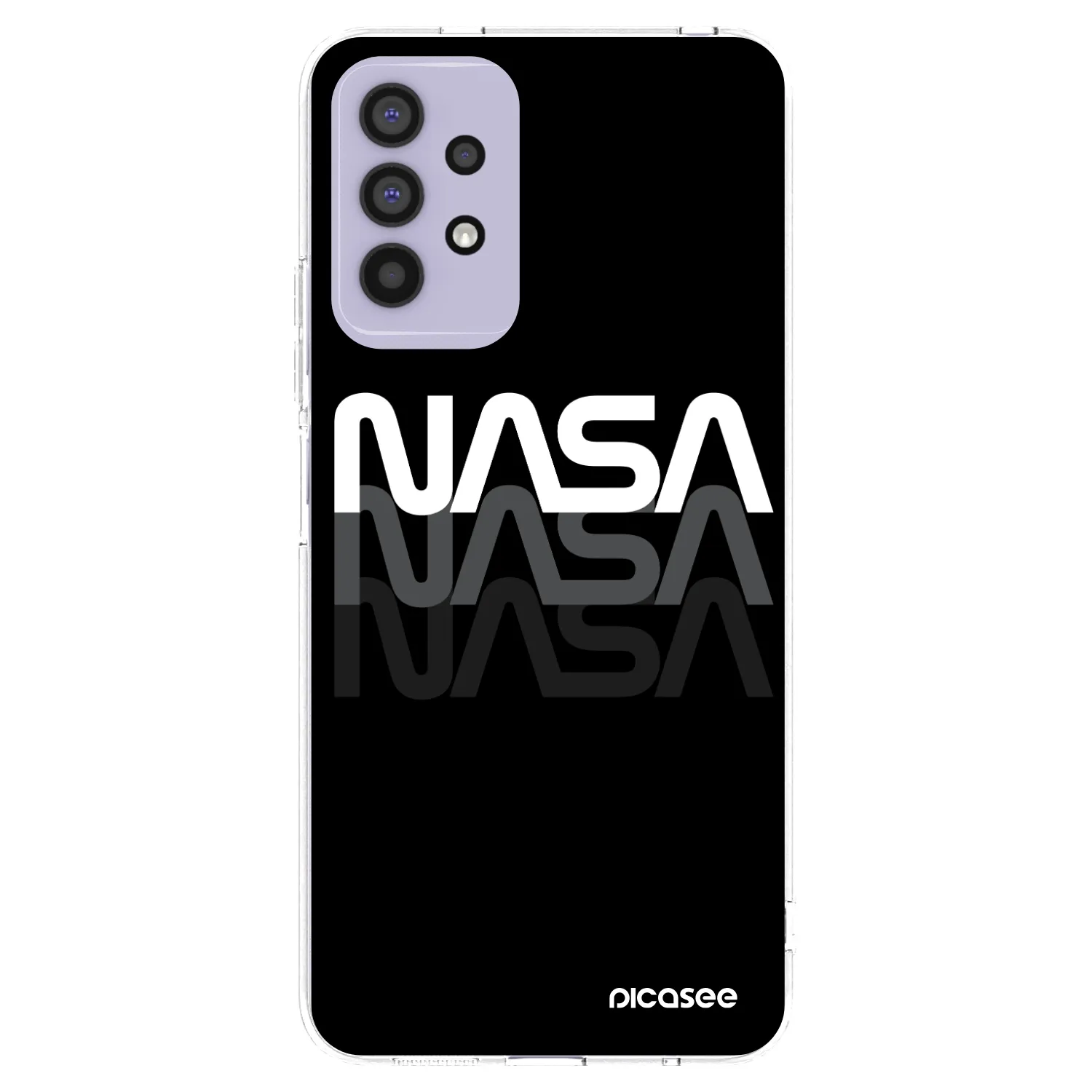 Picasee husă transparentă din silicon pentru Samsung Galaxy A32 4G SM-A325F - NASA Triple