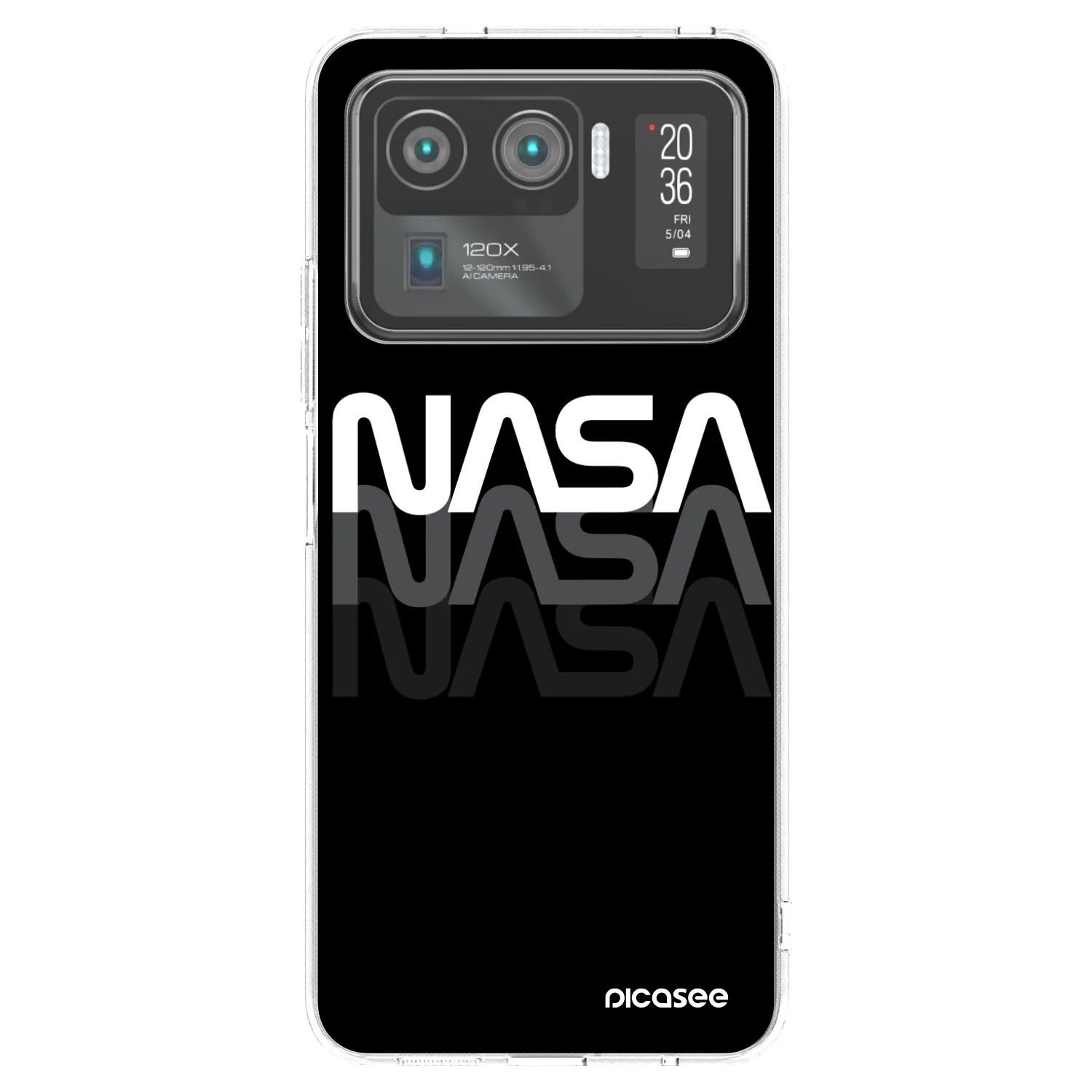 Picasee husă transparentă din silicon pentru Xiaomi Mi 11 Ultra - NASA Triple