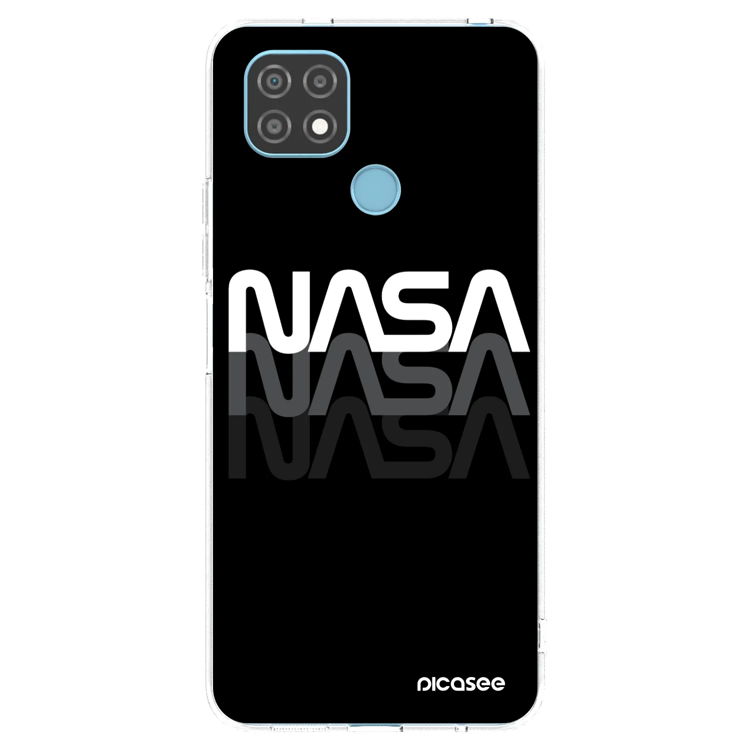 Picasee husă transparentă din silicon pentru Realme C21 - NASA Triple