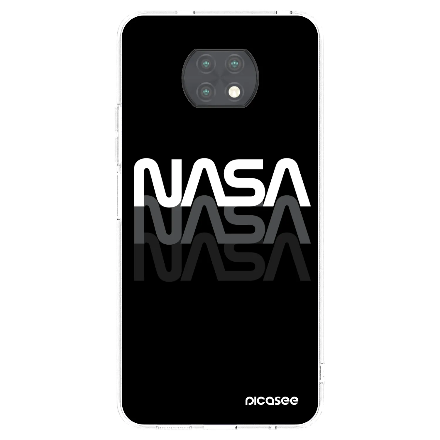 Picasee husă transparentă din silicon pentru Xiaomi Redmi Note 9T - NASA Triple