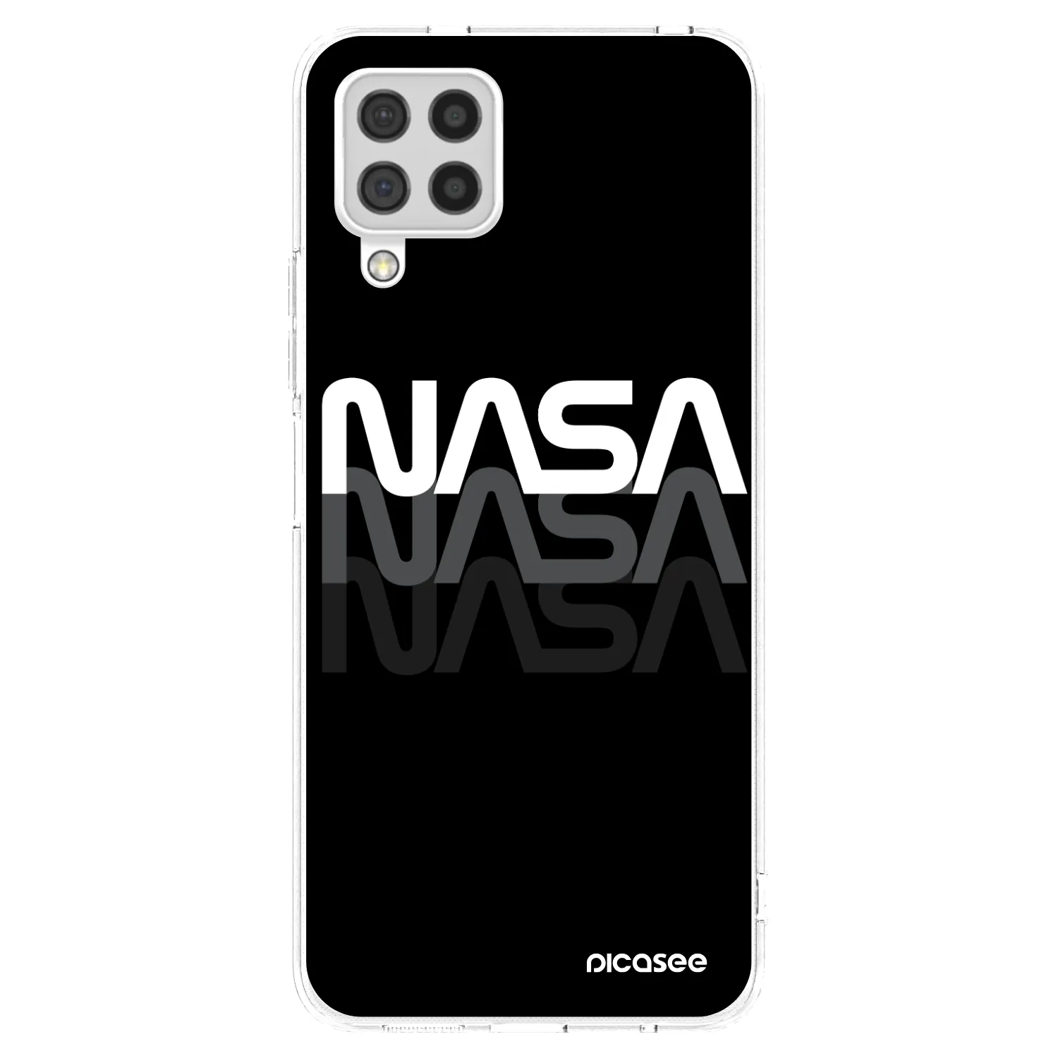 Picasee husă transparentă din silicon pentru Samsung Galaxy A22 A225F 4G - NASA Triple