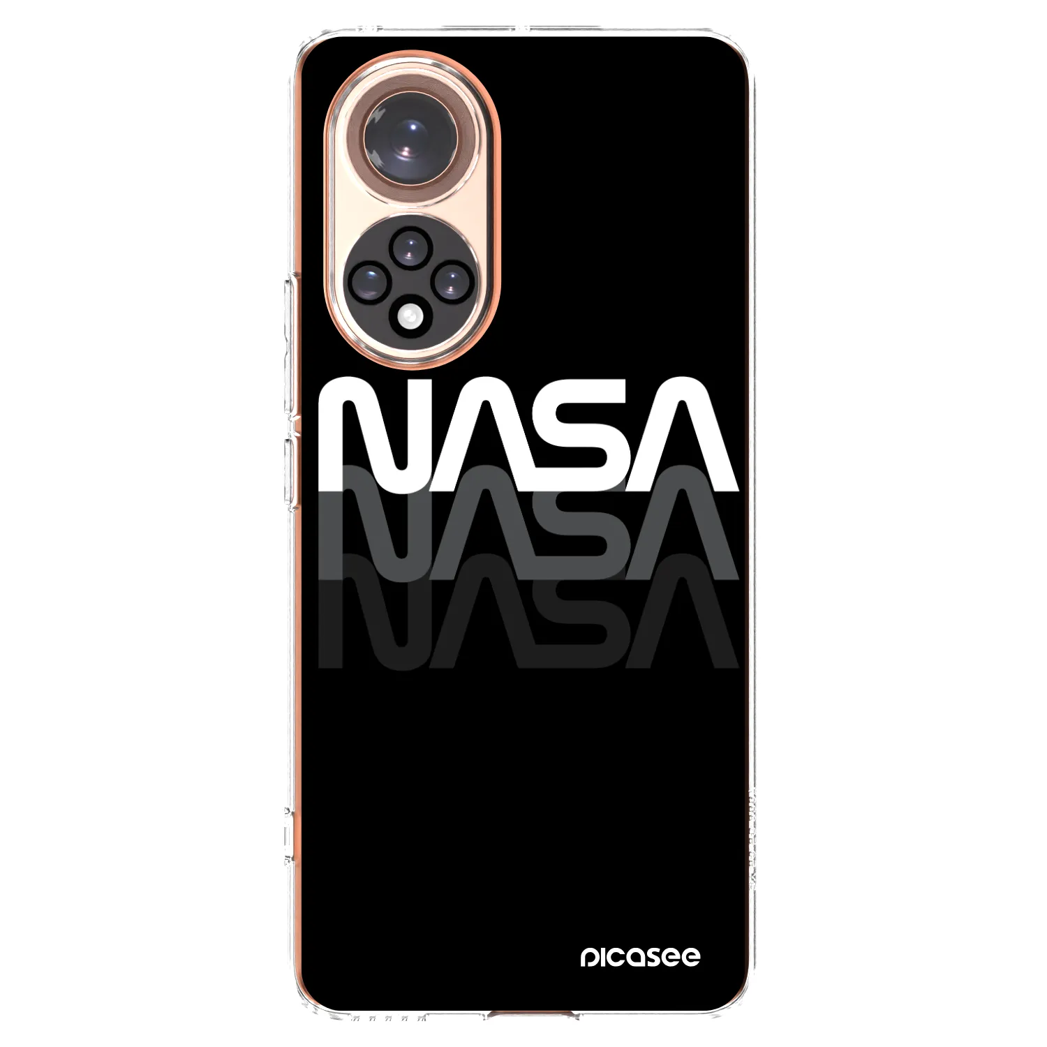 Picasee husă transparentă din silicon pentru Honor 50 5G - NASA Triple