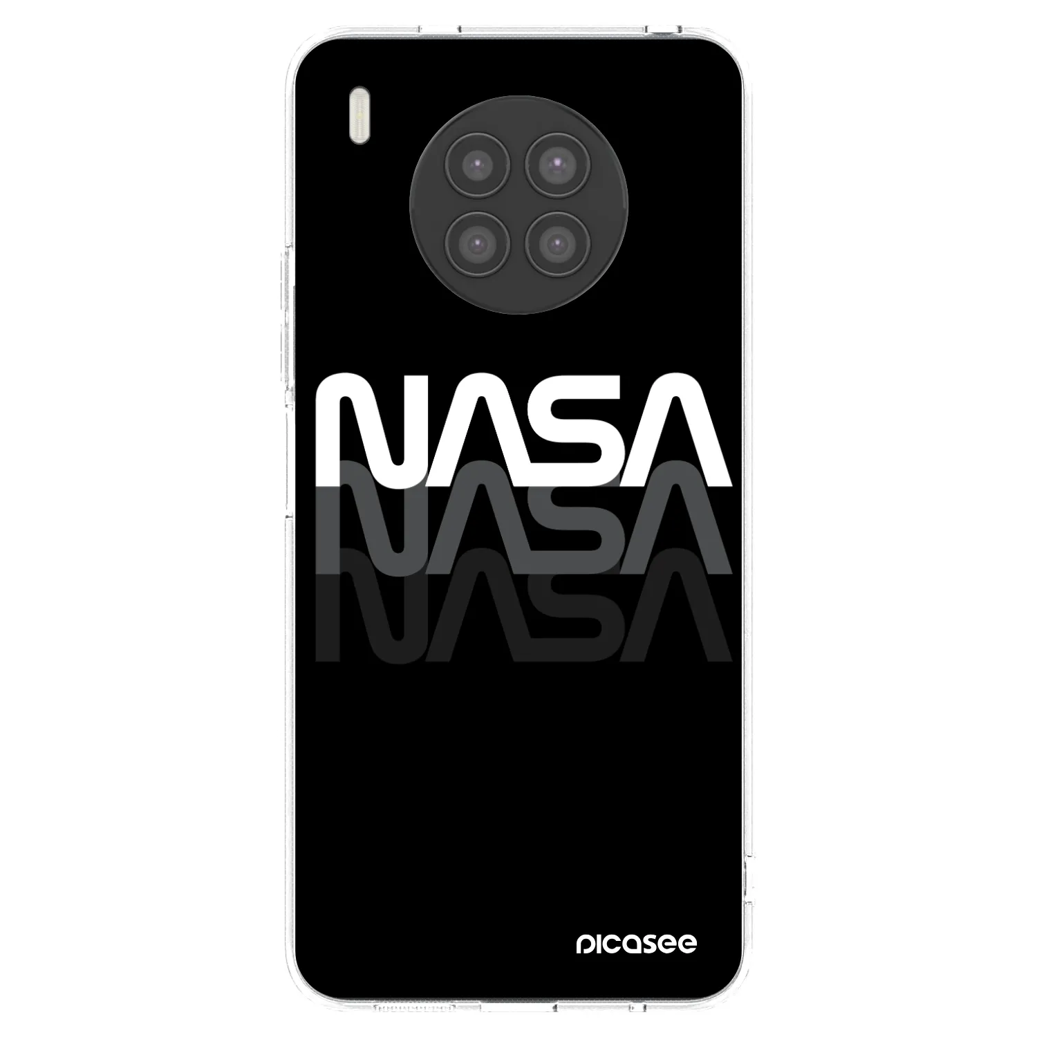 Picasee husă transparentă din silicon pentru Huawei Nova 8i - NASA Triple