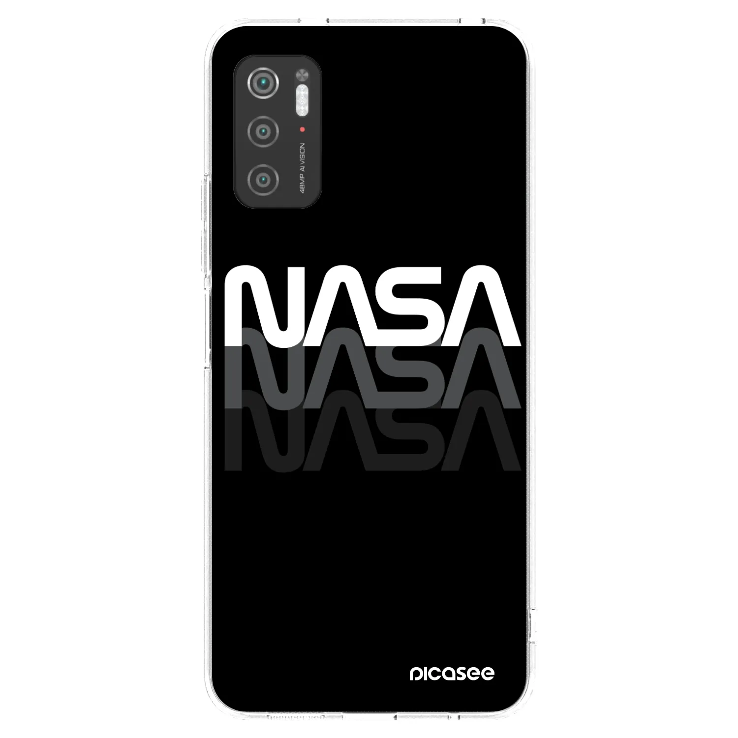 Picasee husă transparentă din silicon pentru Xiaomi Poco M3 Pro 5G - NASA Triple