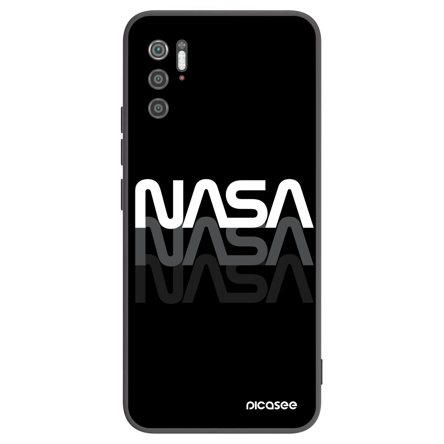 Picasee husă neagră din silicon pentru Xiaomi Poco M3 Pro 5G - NASA Triple