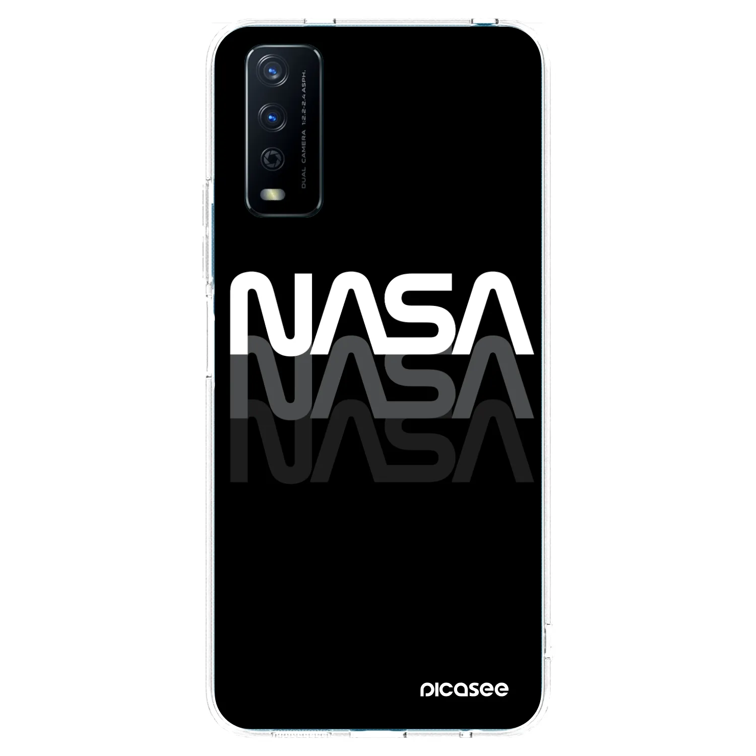Picasee husă transparentă din silicon pentru Vivo Y11s - NASA Triple