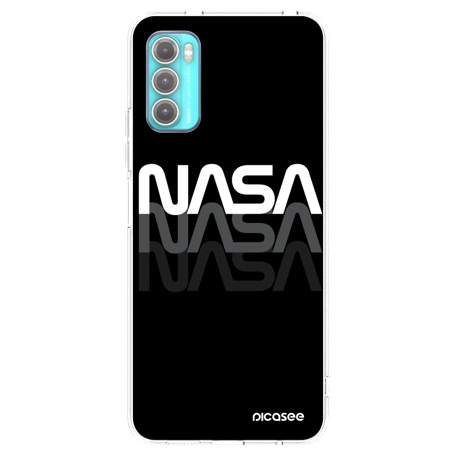 Picasee husă transparentă din silicon pentru Motorola Moto G60 - NASA Triple