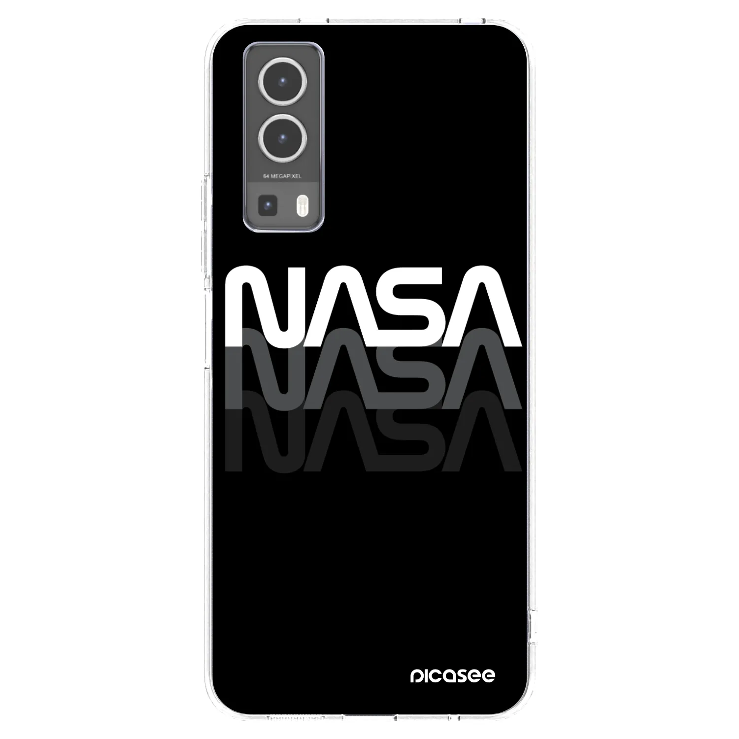 Picasee husă transparentă din silicon pentru Vivo Y72 5G - NASA Triple
