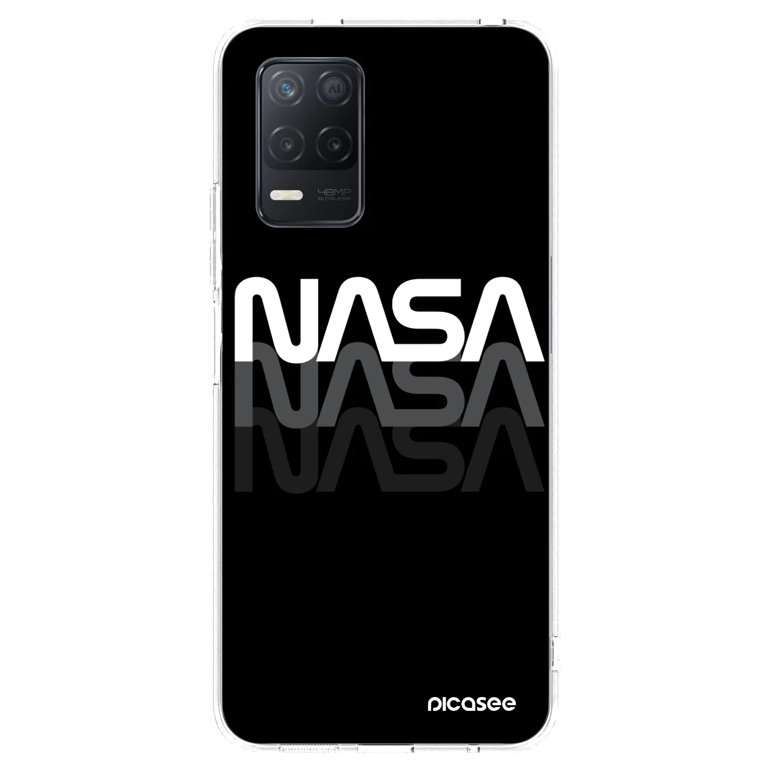Picasee husă transparentă din silicon pentru Realme 8 5G - NASA Triple