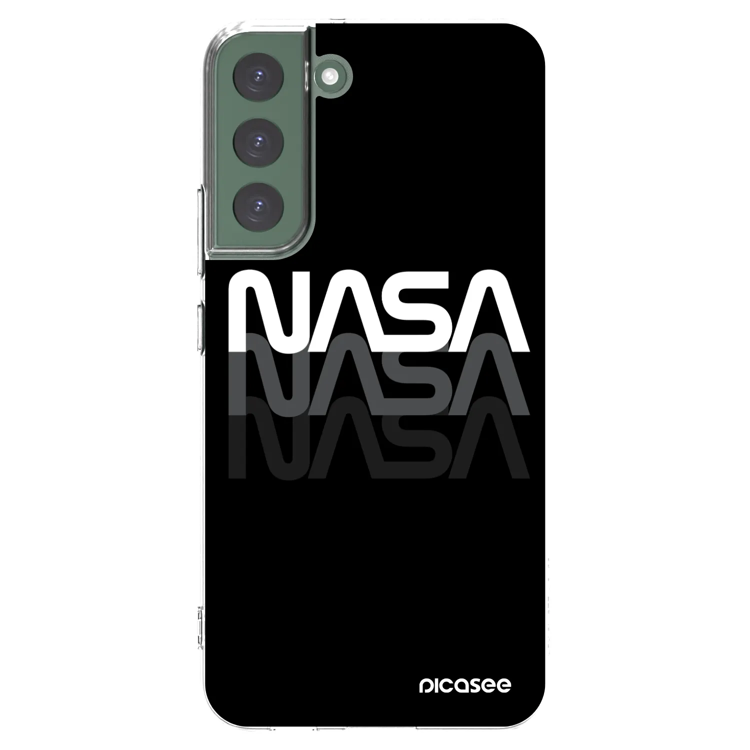 Picasee husă transparentă din silicon pentru Samsung Galaxy S22+ 5G - NASA Triple