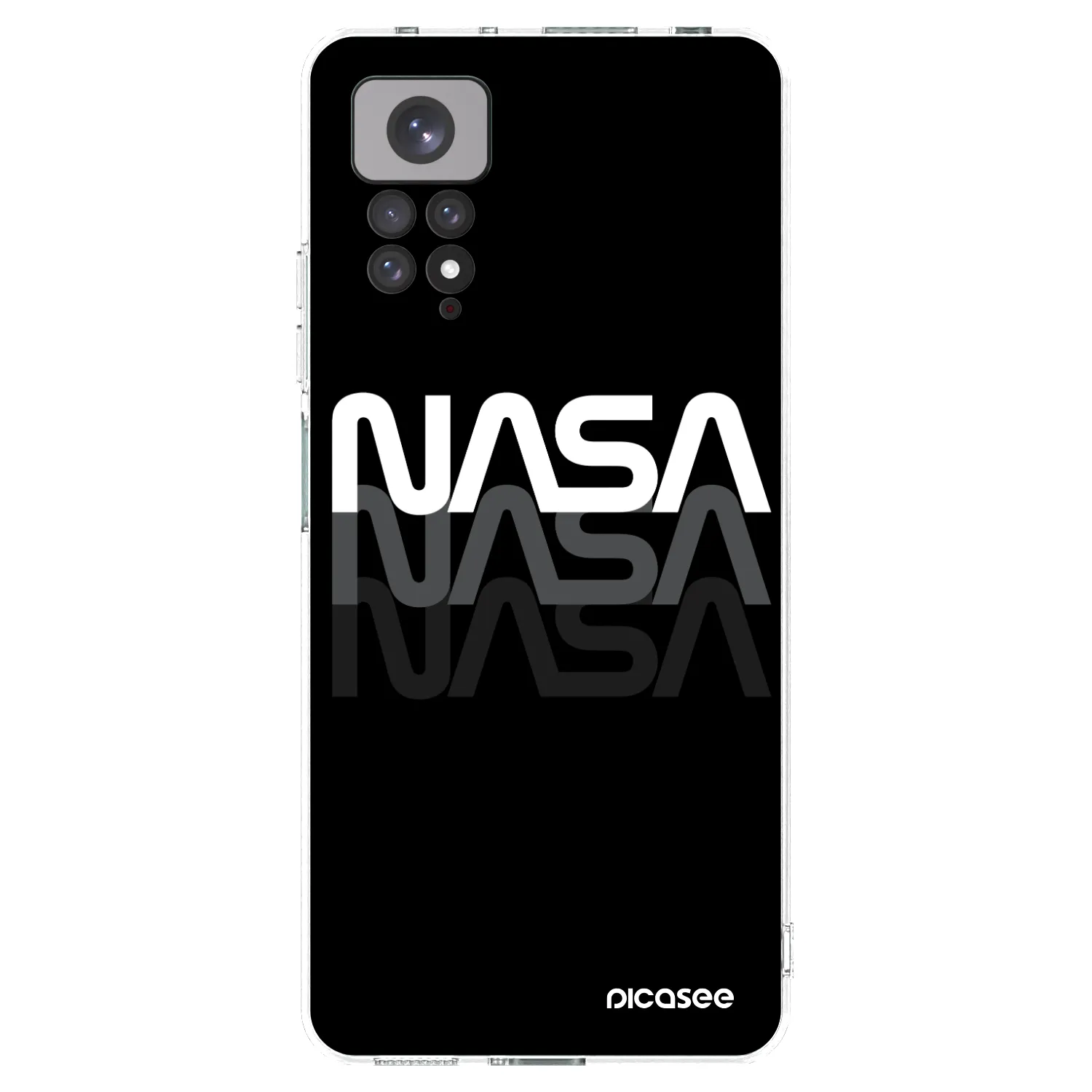 Picasee husă transparentă din silicon pentru Xiaomi Redmi Note 11S 4G - NASA Triple