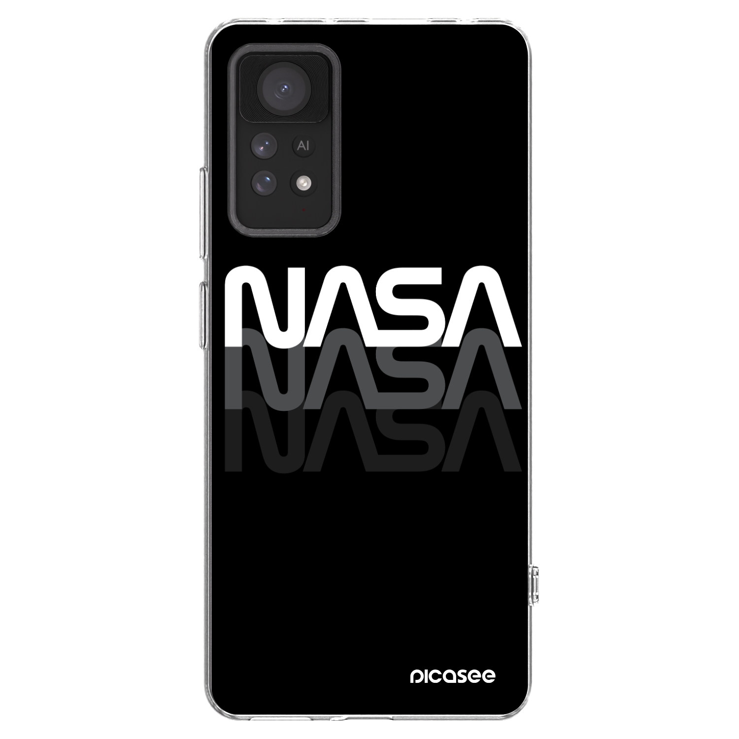Picasee husă transparentă din silicon pentru Xiaomi Redmi Note 11 Pro 5G - NASA Triple
