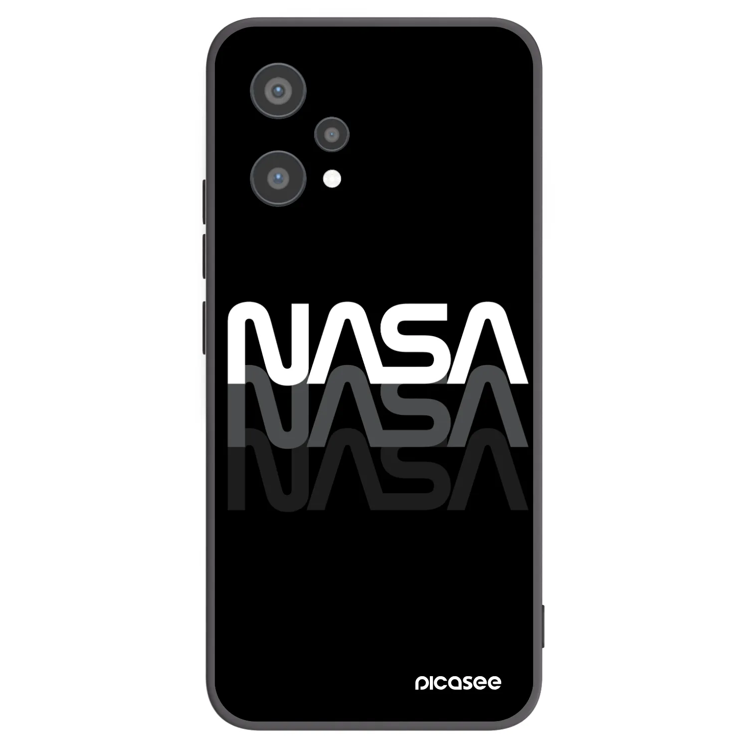 Picasee husă neagră din silicon pentru Realme 9 Pro 5G - NASA Triple