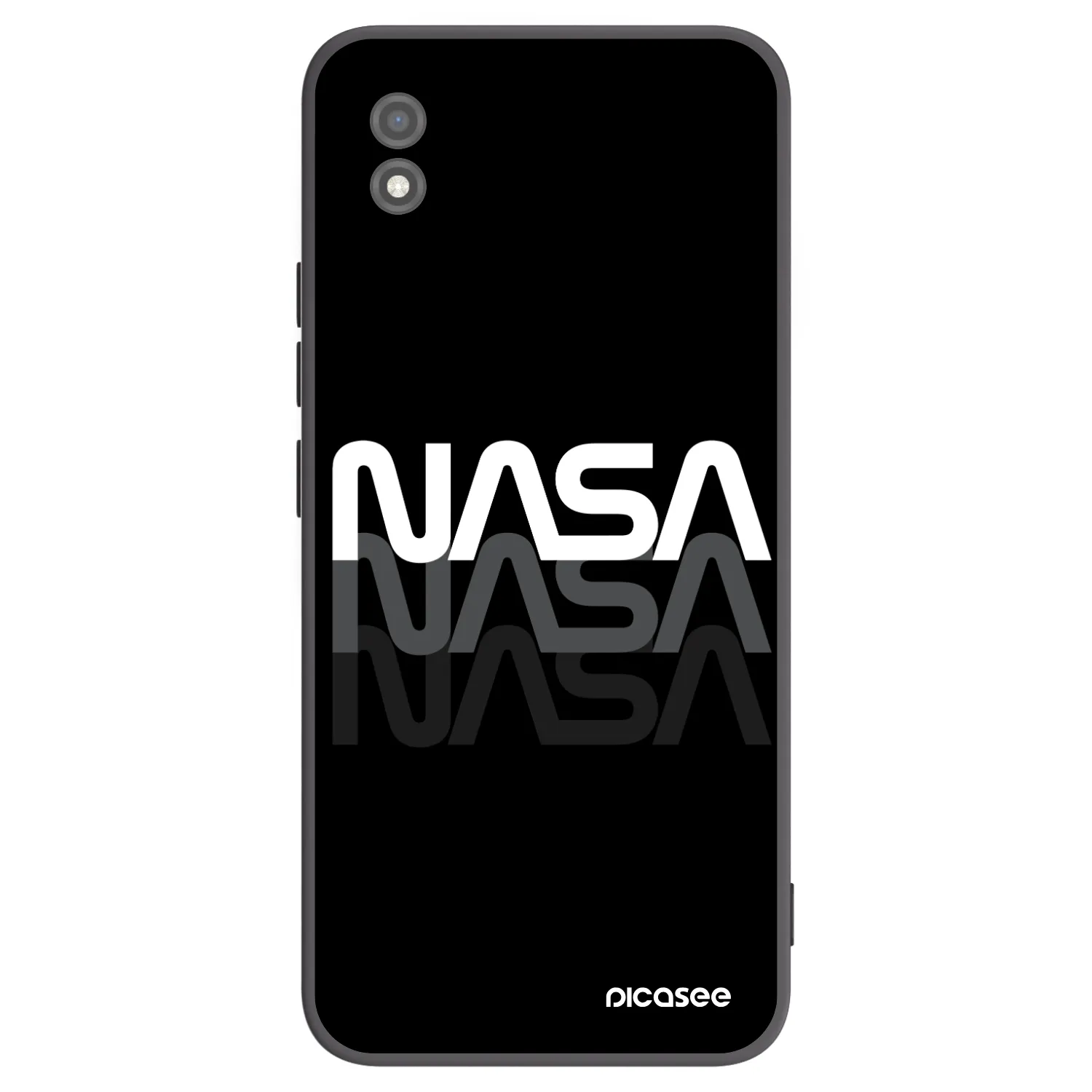 Picasee husă neagră din silicon pentru Realme C11 (2021) - NASA Triple